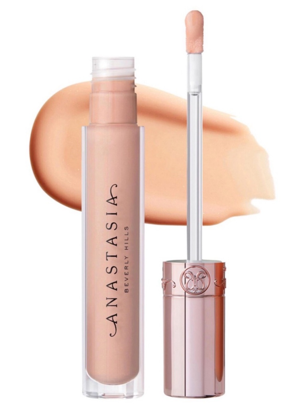 NWT. Anastasia Beverly Hills Lip Gloss - Warm Nude, in box. Cantaloupe shade